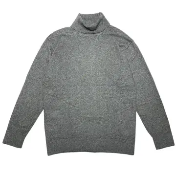 UNIQLO 캐시미어 터틀넥 스웨터 4XL 그레이 오버 사이즈 니트