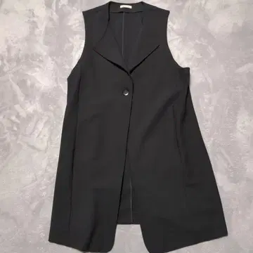 B THREE 블랙 롱 베스트 새상품급