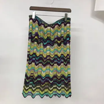 MISSON 미쏘니 지그재그 니트 스커트