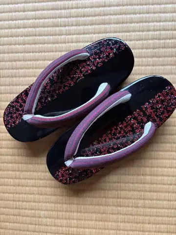 쓰가루 칠 일본 나막신