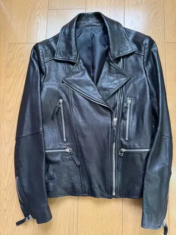 가죽 라이더 자켓 블랙