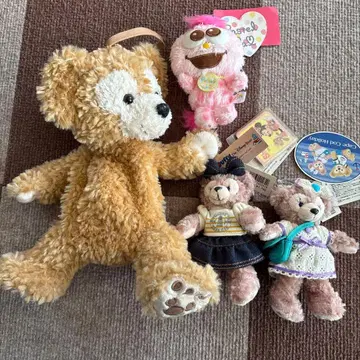 더피 지퍼 키링 약 20cm