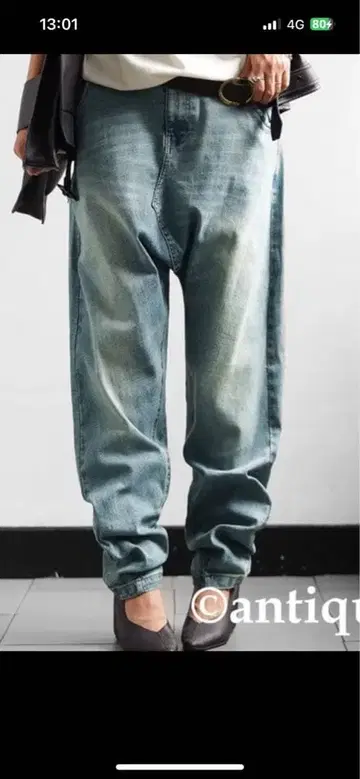 antiqua 사루엘 데님 팬츠 H-524