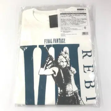 클라우드 화이트 그린 파이널 판타지 VII 리버스 T셔츠