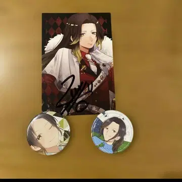 사인 포함 엽서와 캔뱃지 세트 이레이스 유스케