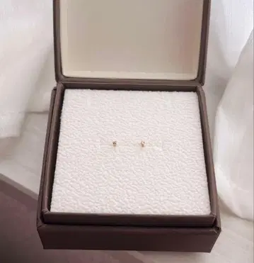 k10 핑크 골드 다이아몬드 귀걸이