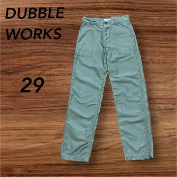 DUBBLE WORKS 더블웍스 베이커 팬츠 29 올리브