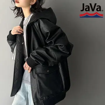 JaVa 페이크 가죽 자켓 점퍼 M 사이즈