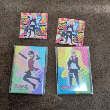 NARUTO 볼트 직사각형 캔뱃지 니지겐노모리