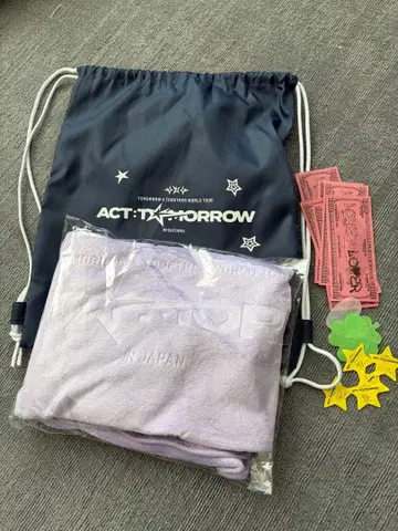 ACT:TOMORROW VIP 특전 백 담요