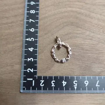 두드림풍 실버 펜던트 탑