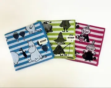 무민 스너프킨 리틀미이 거즈 손수건 3개 세트