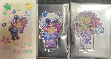 메이드 인 어비스 몽환룩 POPUP 레그 리코 아크릴 스탠드 카드