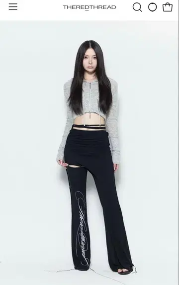 theredthread script 레이어드 스커트 팬츠