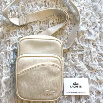 컨디션 최상 라코스테 ANGY 크로스오버 백 화이트