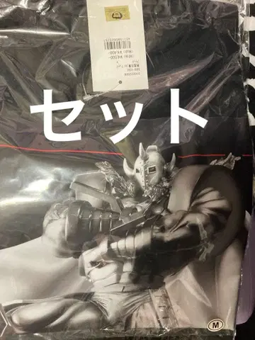 악마장군 T셔츠 토트백 세트 피규어 사진 근육맨