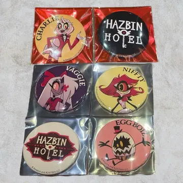 해즈빈 호텔 시크릿 캔뱃지 6개 세트