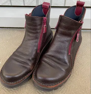 JS Heartlavel 숏부츠 더블 지퍼