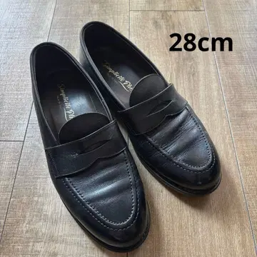 Simplicite Plus 로퍼 블랙 가죽 신발 43 28cm