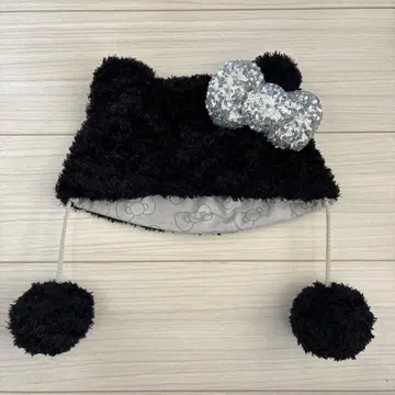 USJ 유니버셜 키티 팬캡 블랙