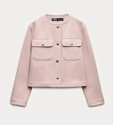 ZARA 노카라 자켓