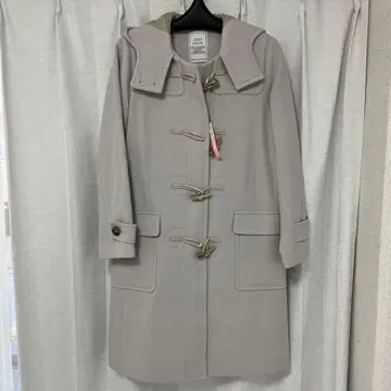 그레이 더플 코트 울 100% 사이즈 3B