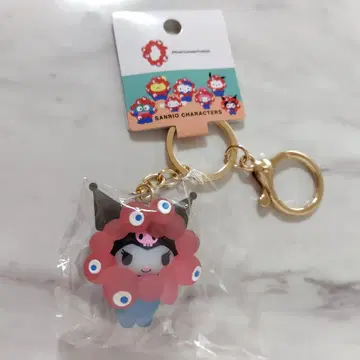 쿠로미 산리오 미야쿠미야쿠 클리어 컬러 마스코트 키링