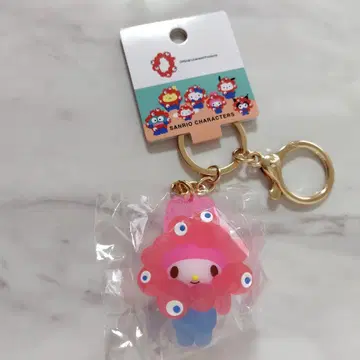 마이멜로디 산리오 미야쿠미야쿠 클리어 컬러 마스코트 키링
