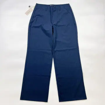 미사용 B-THREE 비스리 스트레치 와이드 팬츠 XL 네이비