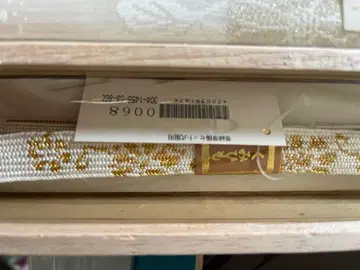 허리띠 오비 장식 천 화이트 골드