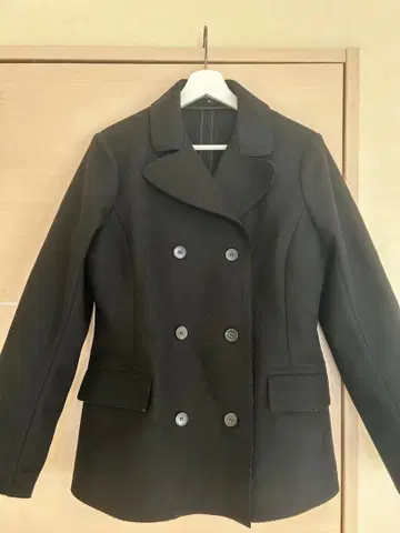 띠어리 theory 코트 블랙 울 블랙 M 사이즈 2