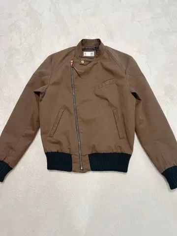 [ 컨디션 최상 ] 모니탈리 monitaly 브라운 라이더 자켓 L