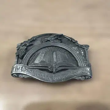 성경 디자인 금속제 벨트 버클