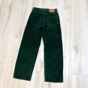[ Levi's ] 리바이스 코듀로이 와이드 팬츠 배기 그린