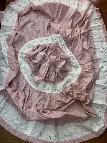 원더풀 월드 데이지 자수 스커트