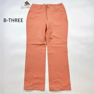 미사용 B-THREE 비쓰리 스트레치 팬츠 40 2XL 핑크