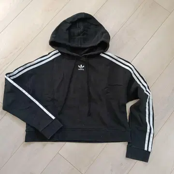 아디다스 크롭 후드티