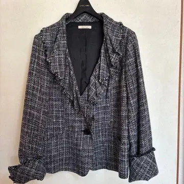 로즈 티아라 Rose Tiara, 트위드, 자켓, 빅 사이즈