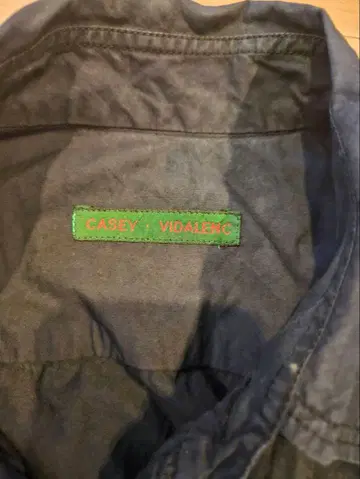 CASEY VIDALENC 네이비 긴팔 셔츠