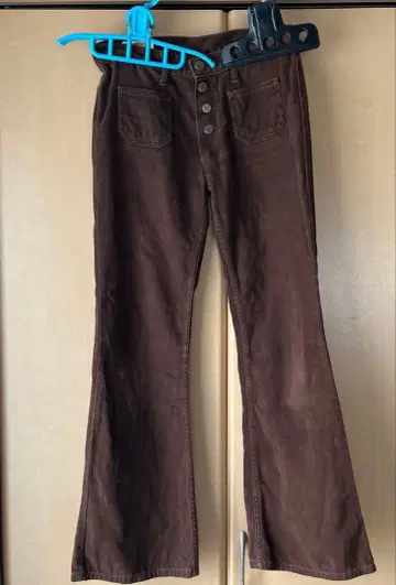 BIG JOHN 70's 버튼 플라이 플레어 팬츠