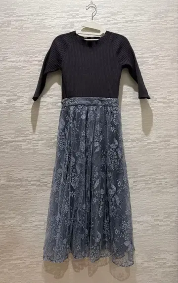 Rirandture 코드 튤 레이스 도킹 원피스