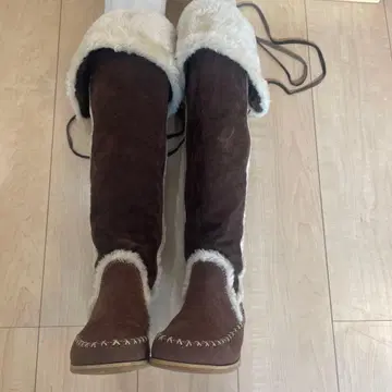 Lee 보아(퍼) 포함/스웨이드풍 부츠 모델번호/19003 /DBR