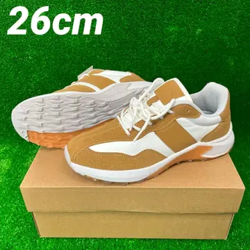 [ 새상품 ] 골프화 스파이크리스 26.0cm 메가 MG-2401 브라운