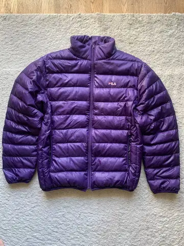 FILA 보라색 다운 자켓 L