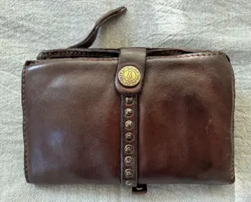 [ 새상품 ] CAMPOMAGGI 이탈리아제 다크 브라운 접이식 지갑