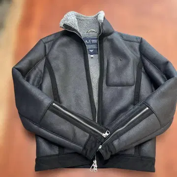 아르마니진 무스탕 자켓