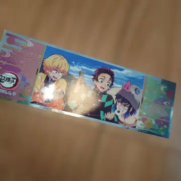 귀멸의 칼날 롱 스티커 씰 카마보코대