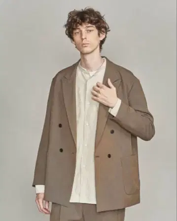 [ BEAUTY&YOUTH ] 더블 자켓 & 슬랙스 셋업