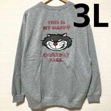 새상품 루시퍼 신데렐라 속기모 트레이닝복 사가 자수 고양이 3L