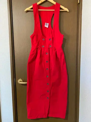 Bier Too! 레드 코듀로이 살로펫 레트로